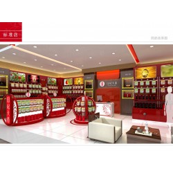 濟南專賣店設計裝修，店招制作門頭裝修，濟南專賣店展柜制作公司