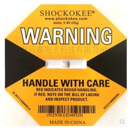 上海問鑫防震標簽、上海防震標簽沖擊指示器，SHOCKOKEE